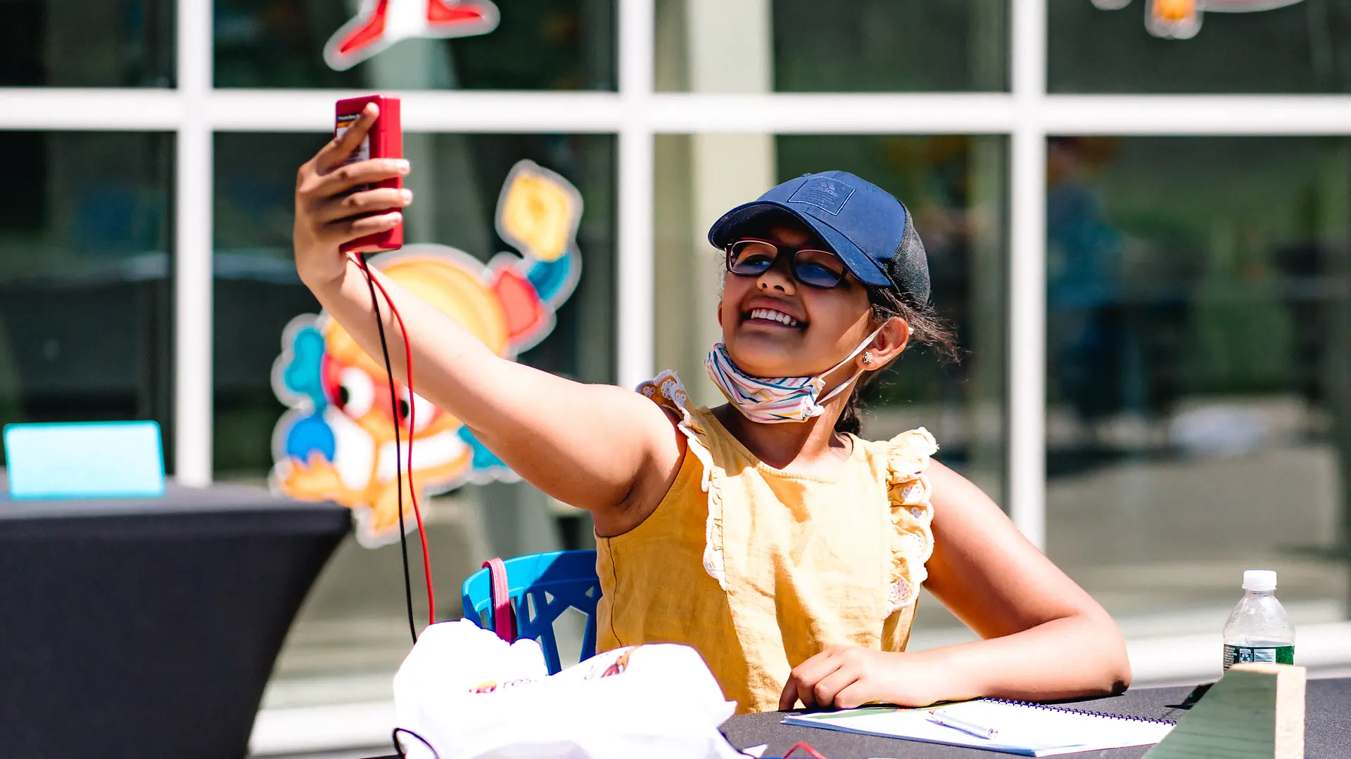 child conducting experiments at Henkel Researchers’ World