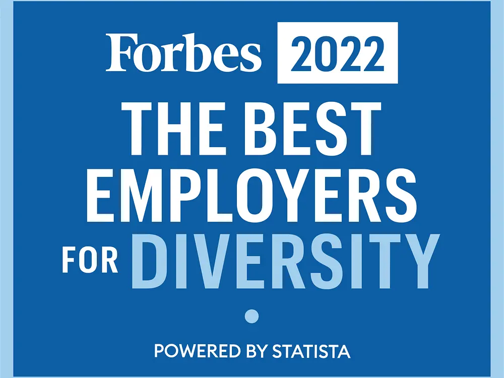 Forbes Best Employers Diversity 2022 logo