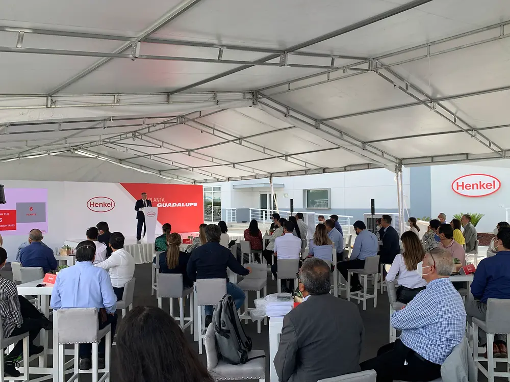 
Henkel hosted customers and guests at the official opening of the new Guadalupe plant in Mexico. The facility will produce hot melt adhesives for packaging and consumer goods applications.