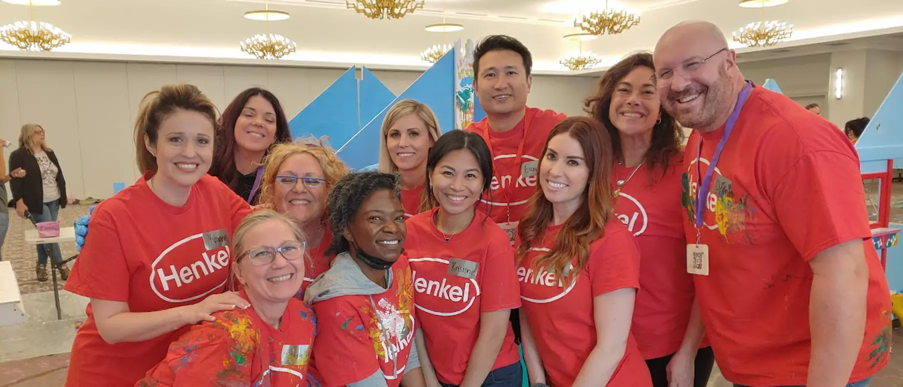 Henkel employees partner with Habitat for Humanity to help children in need.