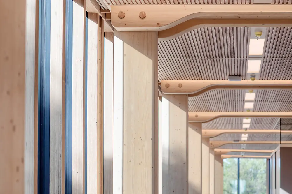 Cross Laminated Timber in Bjergsted Financial Park Norway