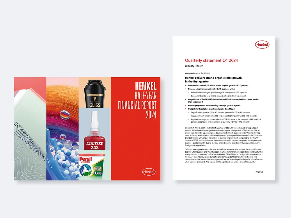 Covers of Henkel reports