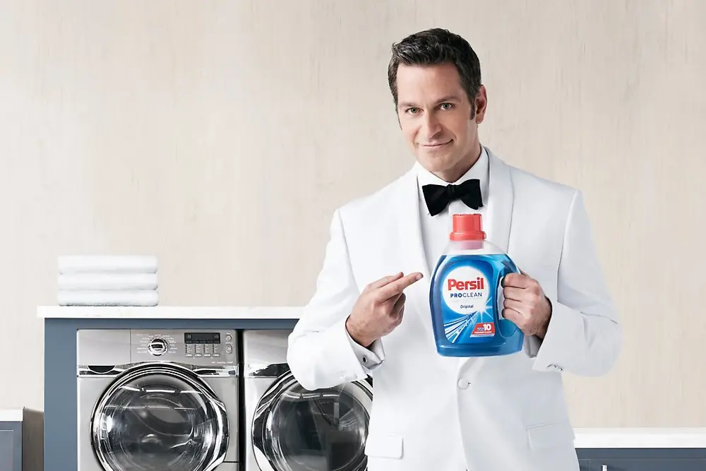 Persil detergent’s superhero, “The Professional”