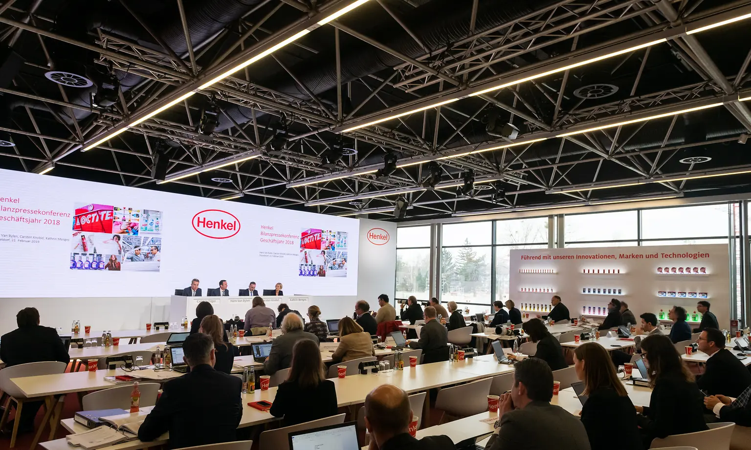 
Annual results press conference at Henkel’s headquarters in Düsseldorf