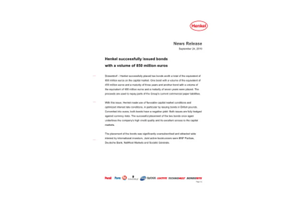 2019-09-24-News Release_Henkel_bonds_September_2019-pdf.pdfPreviewImage